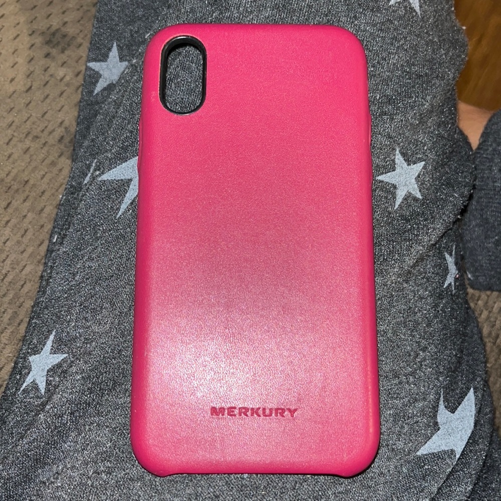 Merkury Innovations Faux Leather IPhone X Case